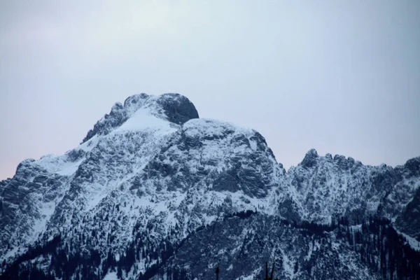 Paysage Hivernal Dans Les Alpes Allemandes — Photo