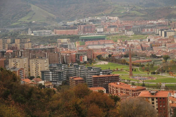 Gebäude Einem Viertel Von Bilbao — Stockfoto