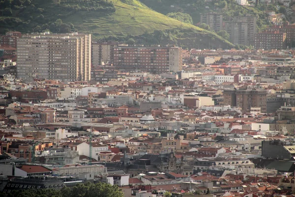 Gebäude Einem Viertel Von Bilbao — Stockfoto
