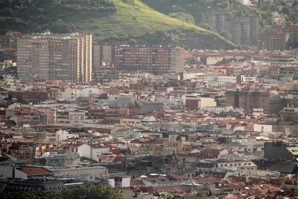 Budynek Dzielnicy Bilbao — Zdjęcie stockowe