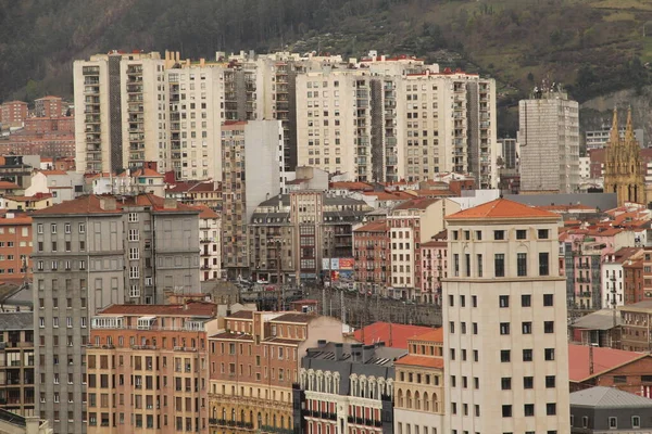 Gebäude Einem Viertel Von Bilbao — Stockfoto