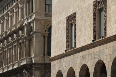 Eski Milano şehrinin mimari mirası.