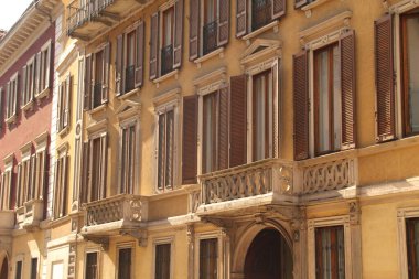 Eski Milano şehrinin mimari mirası.