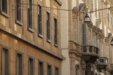 Eski Milano şehrinin mimari mirası.