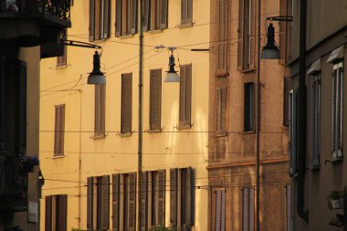 Eski Milano şehrinin mimari mirası.