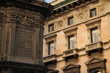 Eski Milano şehrinin mimari mirası.