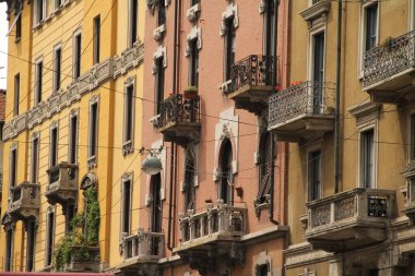 Eski Milano şehrinin mimari mirası.