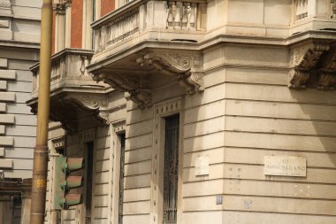 Eski Milano şehrinin mimari mirası.