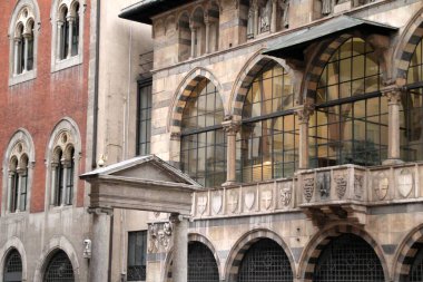Eski Milano şehrinin mimari mirası.