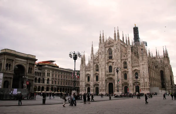 Architectonic Heritage Old Town Milan — Stock Photo, Image