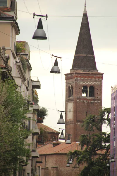 Patrimonio Arquitectónico Casco Antiguo Milán — Foto de Stock