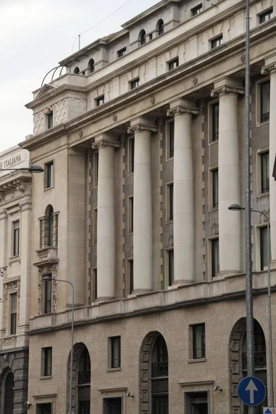 Architectonic Heritage Old Town Milan — Stock Photo, Image