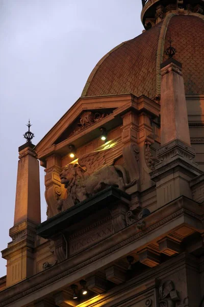 Architectonic Heritage Old Town Milan — Stock Photo, Image