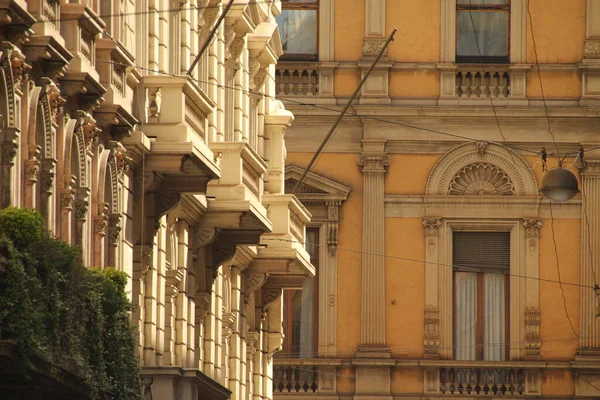 Eski Milano Şehrinin Mimari Mirası — Stok fotoğraf