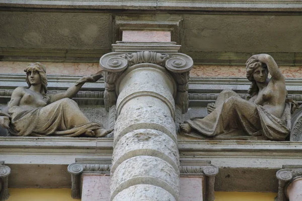 Architectonisch Erfgoed Oude Binnenstad Van Milaan — Stockfoto