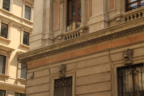 Архітектурна Спадщина Центрі Мілана — стокове фото