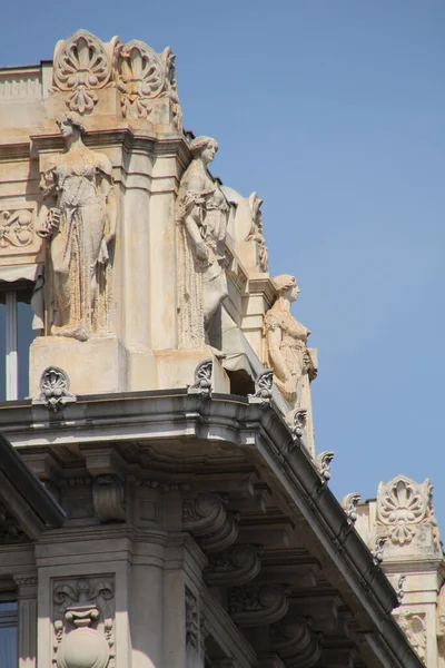 Architektonisches Erbe Der Mailänder Innenstadt — Stockfoto