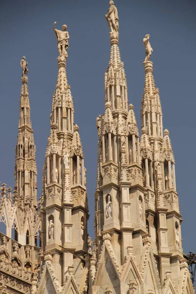 Architektonisches Erbe Der Mailänder Innenstadt — Stockfoto