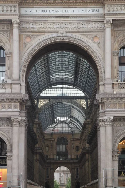 Architektonické Dědictví Centru Milána — Stock fotografie
