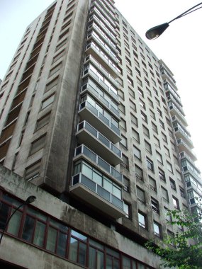 Bilbao şehrinde şehir manzarası
