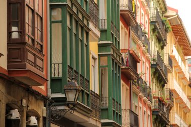 Bilbao şehrinde şehir manzarası