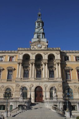 Bilbao şehrinde şehir manzarası