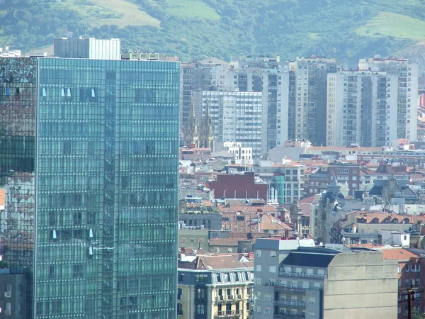 Vista Urbana Cidade Bilbau — Fotografia de Stock