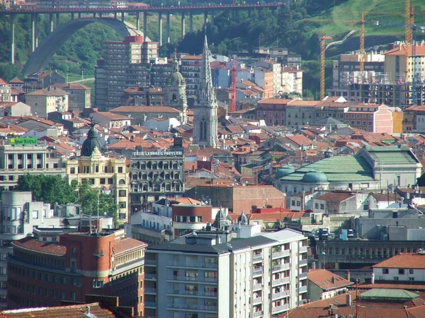 Vista Urbana Nella Città Bilbao — Foto Stock