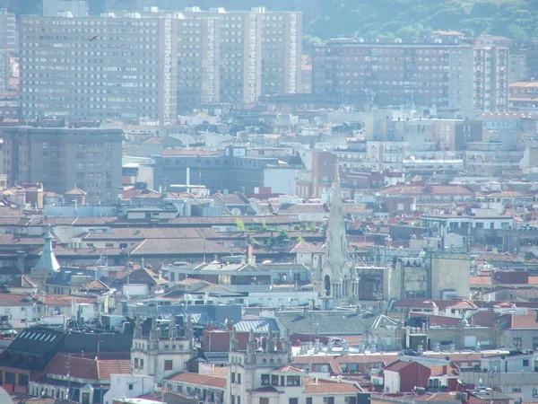 Bilbao Şehrinde Şehir Manzarası — Stok fotoğraf