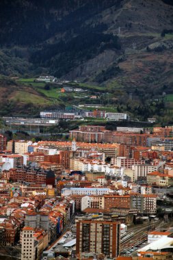 Bilbao şehrinin şehir manzarası