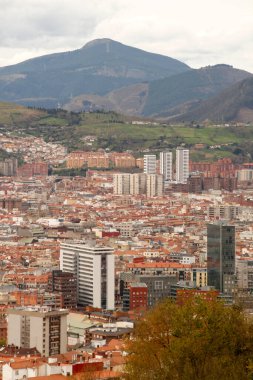 Bilbao şehrinin şehir manzarası