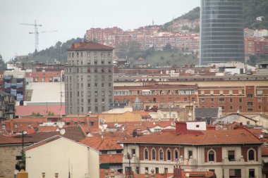 Bilbao şehrindeki şehir manzarası