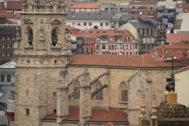 Bilbao şehrindeki şehir manzarası