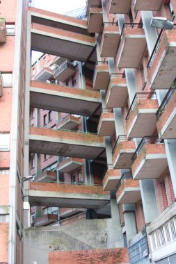 Bilbao şehrindeki şehir manzarası