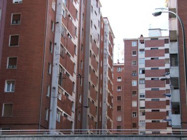 Bilbao şehrindeki şehir manzarası