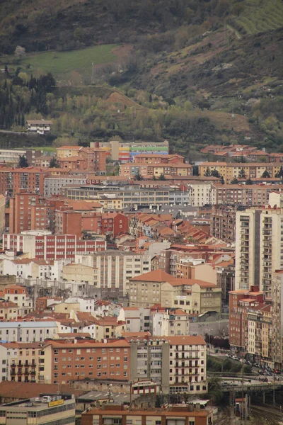 Vista Urbana Cidade Bilbau — Fotografia de Stock