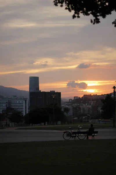 Gebäude Einem Viertel Von Bilbao — Stockfoto