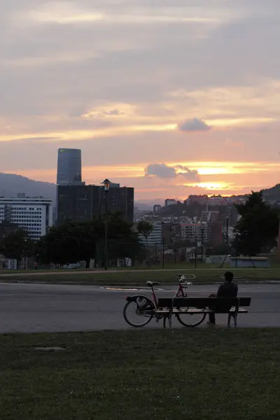 Gebäude Einem Viertel Von Bilbao — Stockfoto