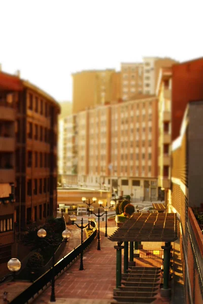 Edificio Barrio Bilbao — Foto de Stock