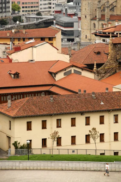 Gebäude Einem Viertel Von Bilbao — Stockfoto