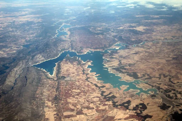 Vista Aérea Desde Avión — Foto de Stock