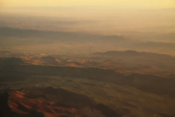 Vista Aérea Desde Avión —  Fotos de Stock