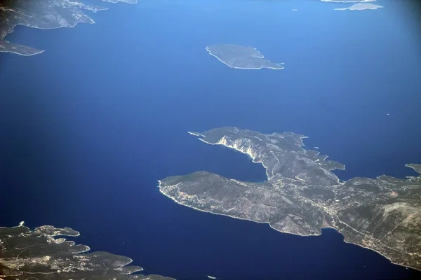 Vista Aérea Desde Avión — Foto de Stock