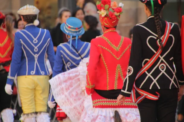 Traditional Basque Dance Folk Festival — Stock Photo, Image