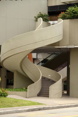 Singapur şehir merkezi manzarası