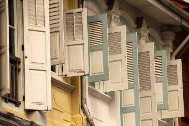 Singapur şehir merkezi manzarası