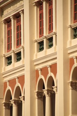 Singapur şehir merkezi manzarası