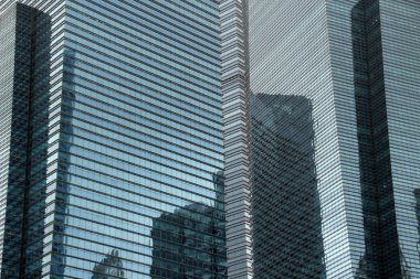 Singapur şehir merkezi manzarası