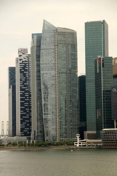 Vista Del Centro Singapur — Foto de Stock