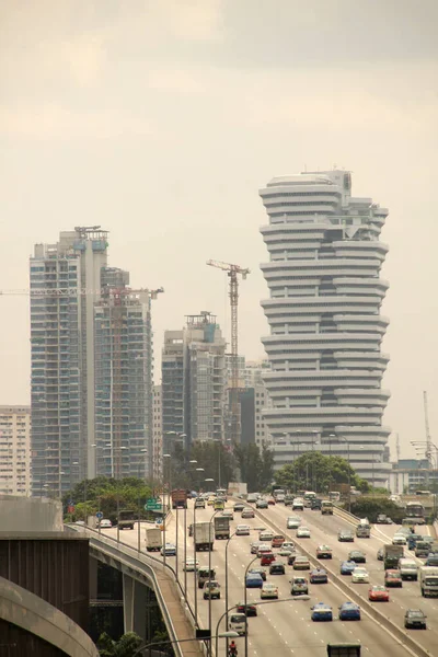 Vista Del Centro Singapur — Foto de Stock